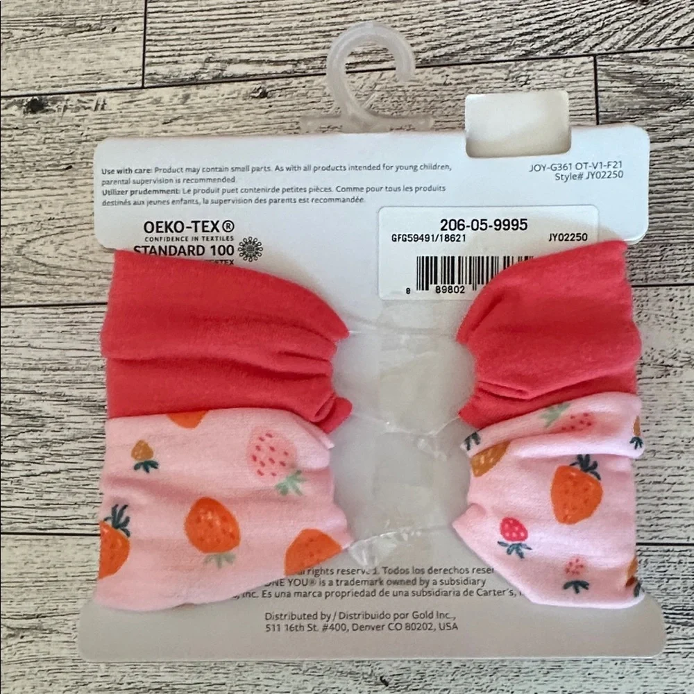🌵3/$15 Coral and Peach Pink Fruit Headwrap Set ( see description)